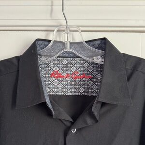 Robert Graham Black Shirt Button Up